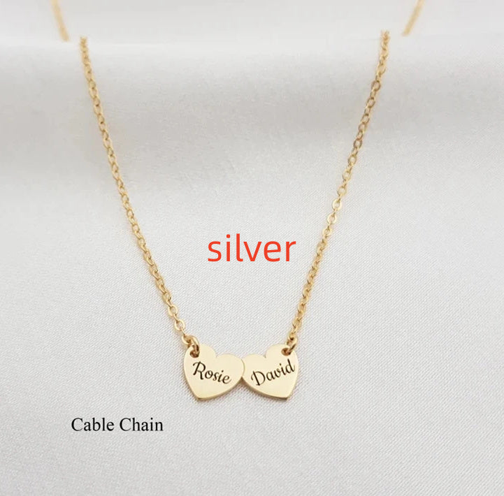 Sterling Silver 925 Engraved Heart Pendant Necklace