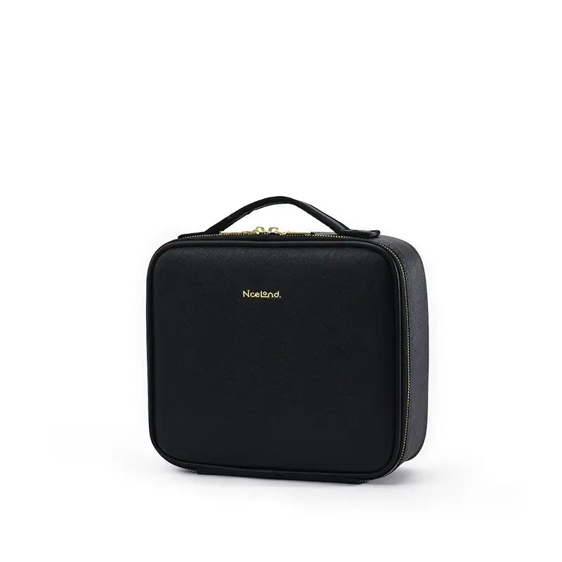 Large Capacity Leather Cosmetic Bag Portable Makeup Artist Makeup Storage Bag Body Couturee & Co