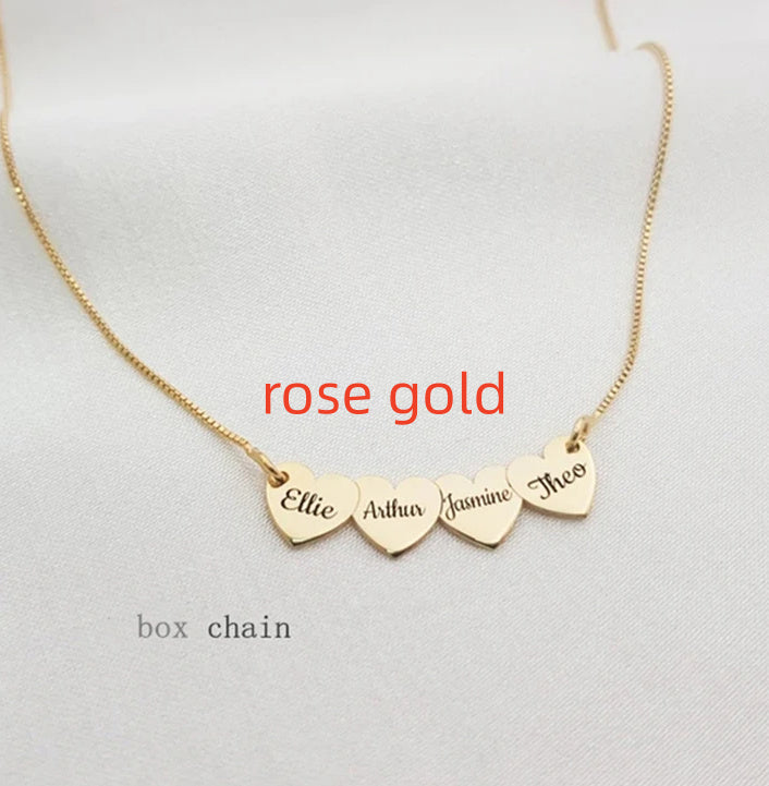 Sterling Silver 925 Engraved Heart Pendant Necklace