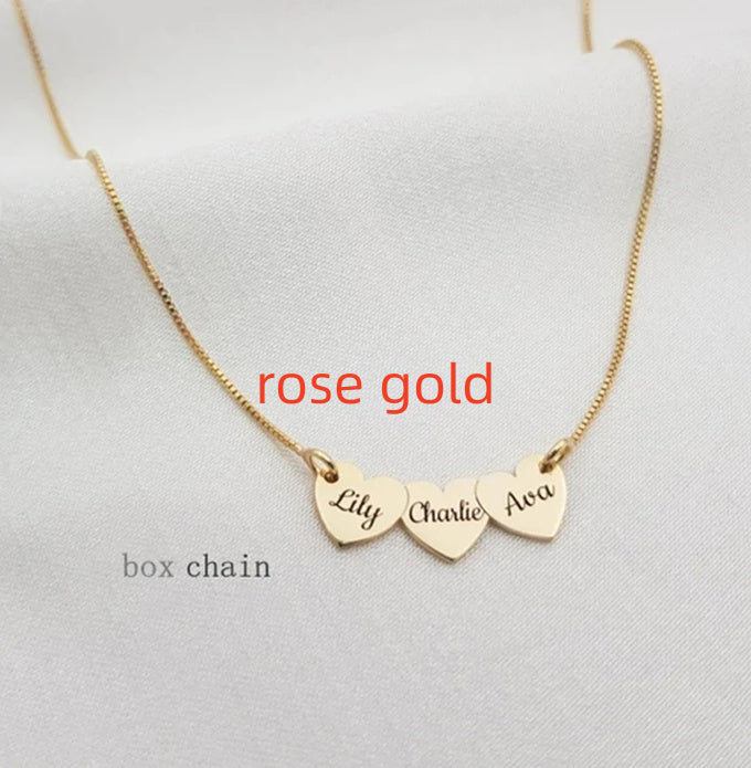 Sterling Silver 925 Engraved Heart Pendant Necklace