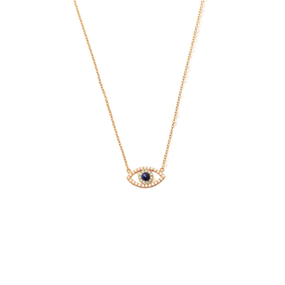 Evil Eye Necklace Crystal Clavicle Chain - BodycoutureeNecklaceCJ dropshippingBodycoutureeCJLX146017301AZCJLX146017301AZGoldEvil Eye Necklace Crystal Clavicle Chain - Bodycouturee