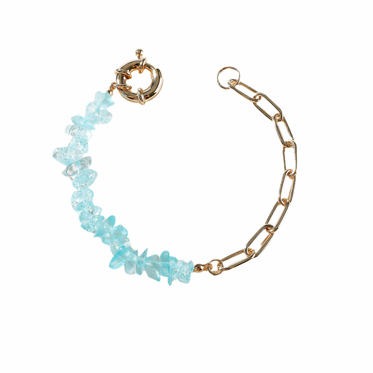 Rough Stone Crystal Amethyst Chain Bracelet - BodycoutureeBraceletCJ dropshippingBodycoutureeCJSL117677301AZCJSL117677301AZBlueRough Stone Crystal Amethyst Chain Bracelet - Bodycouturee