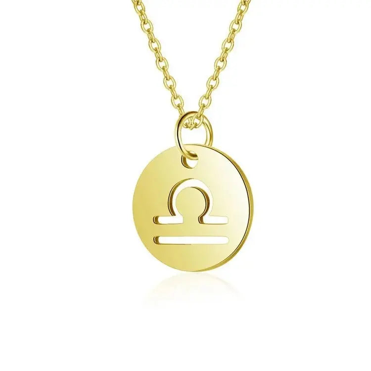 14K Gold Stainless Steel Pendant Clavicle Chain Body Couturee & Co