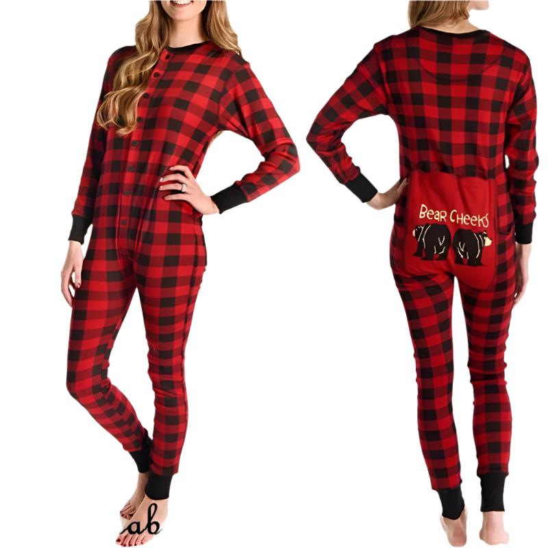 Kiss My Bear Cheeks Pajamas - Bodycouturee