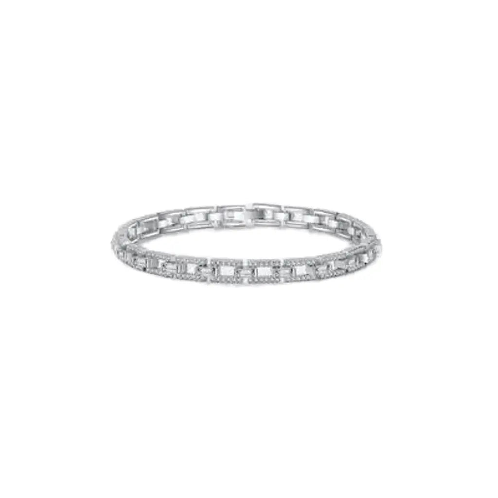 3.2 Carat Moissanite Diamonds S925 Sterling Silver Bracelet Trendsi