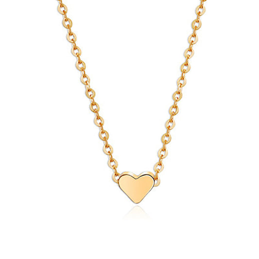 Gold Color Double-sided Love Pendant Necklace - Bodycouturee