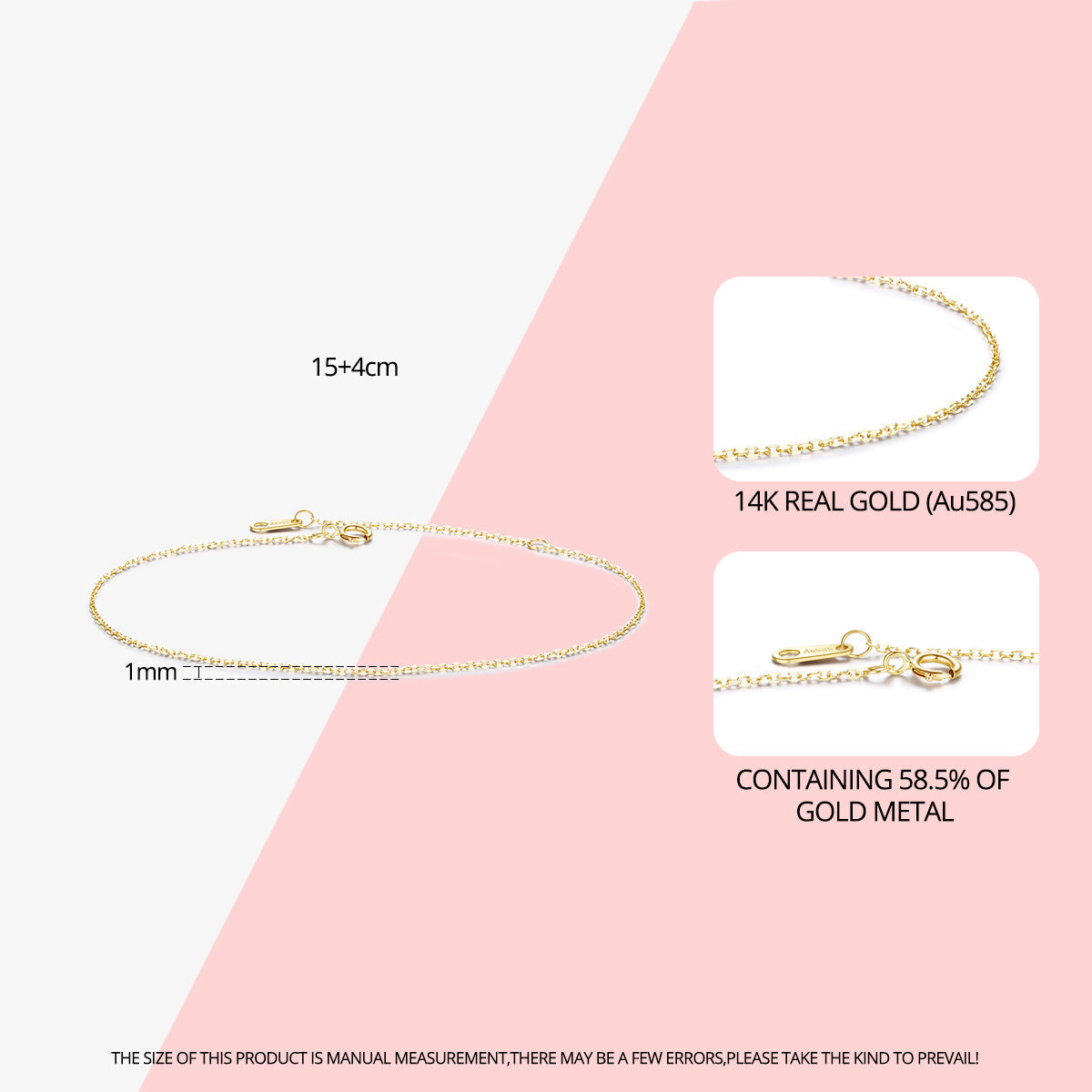 Women's 14K Yellow Gold Bracelet - Bodycouturee