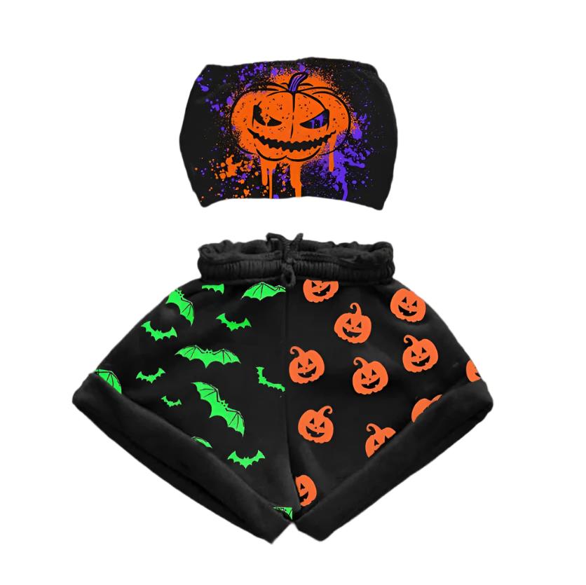 Halloween Sweater Printing Party Suit - Bodycouturee