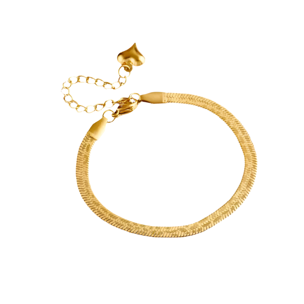 Gold Double Layer Bracelet Bangle Chain - Bodycouturee