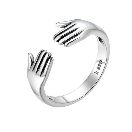 Give me a hug S925 sterling silver ring Body Couturee & Co