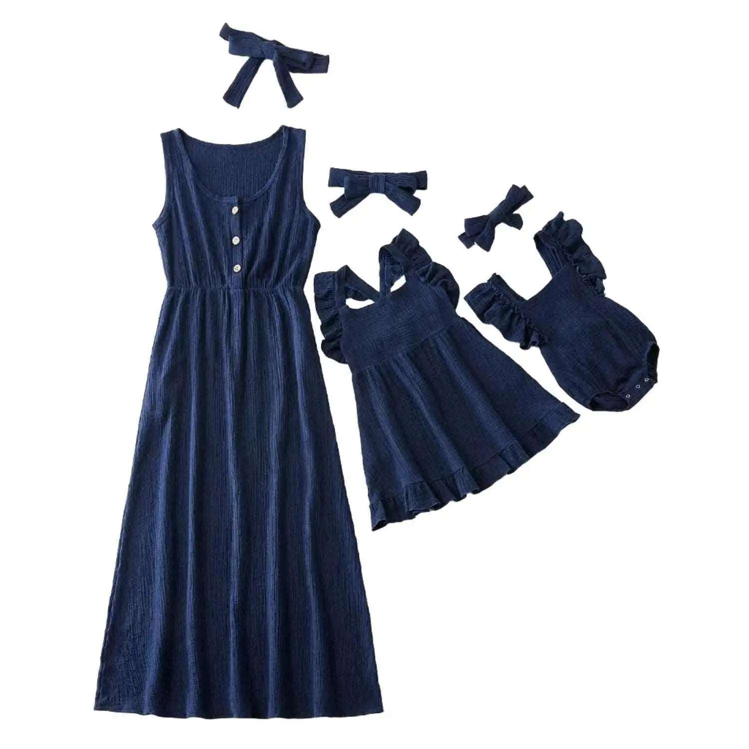 Mother Daughter Matching Dresses CJ dropshipping