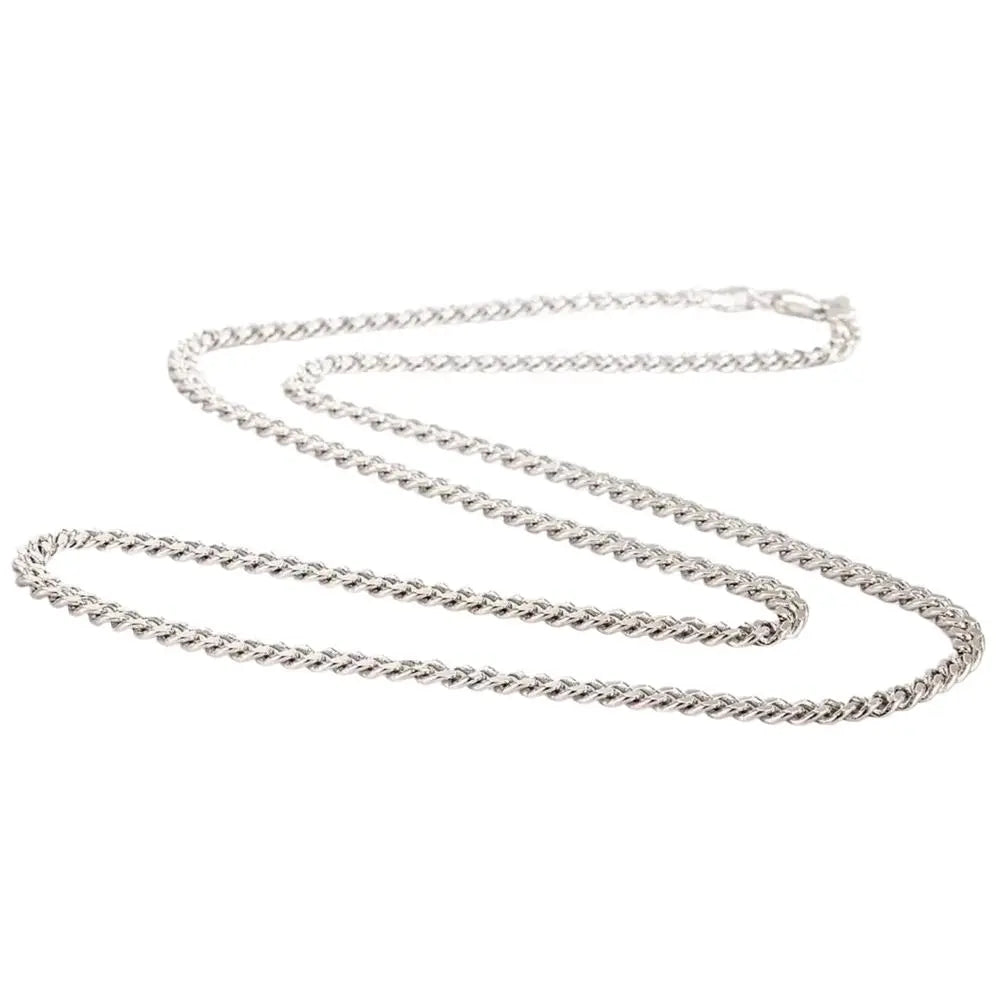 S925 Sterling Silver Cuban Necklace Bodycouturee