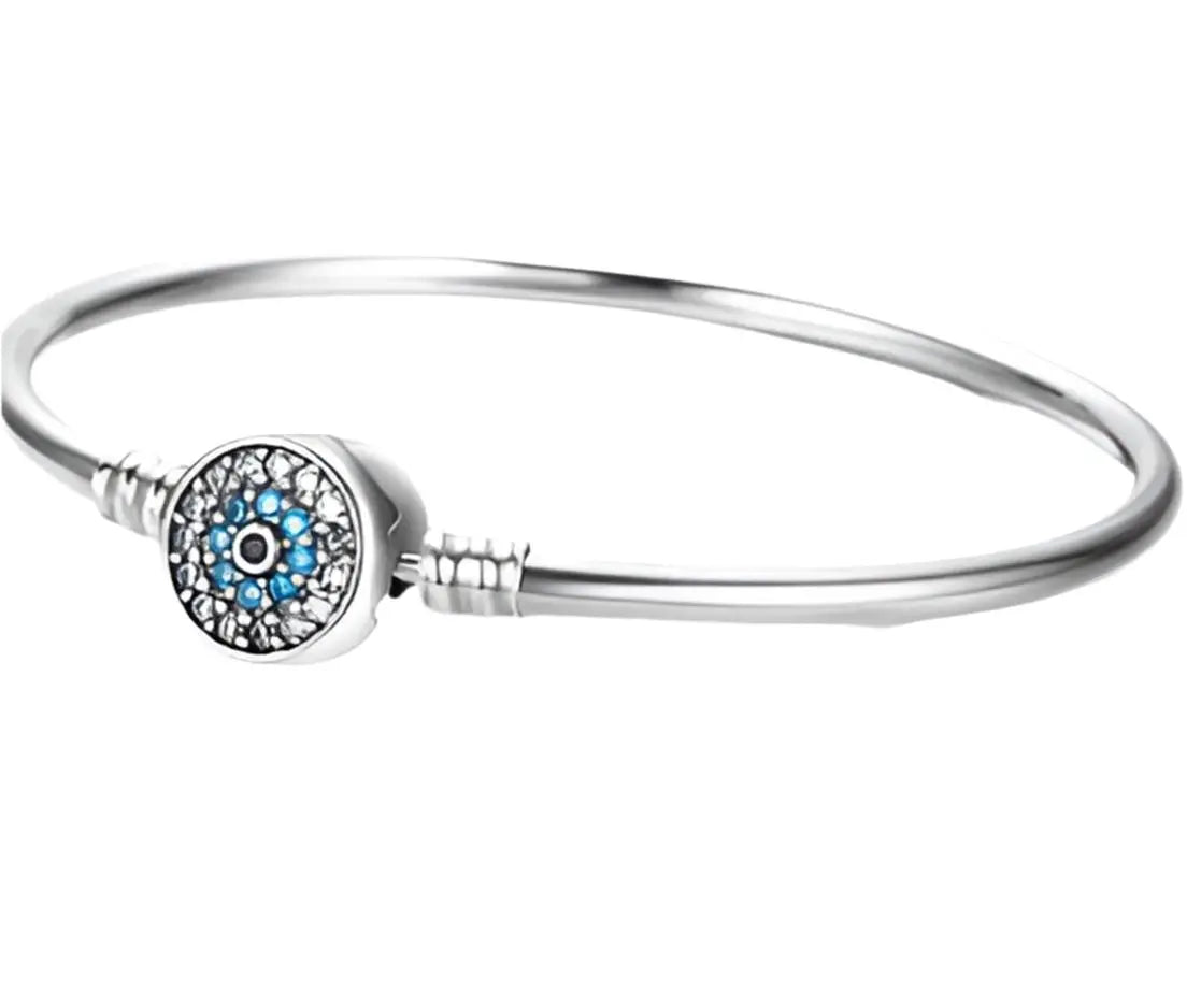 S925 Sterling Silver Evil Eye Diamond Bracelet Body Couturee & Co