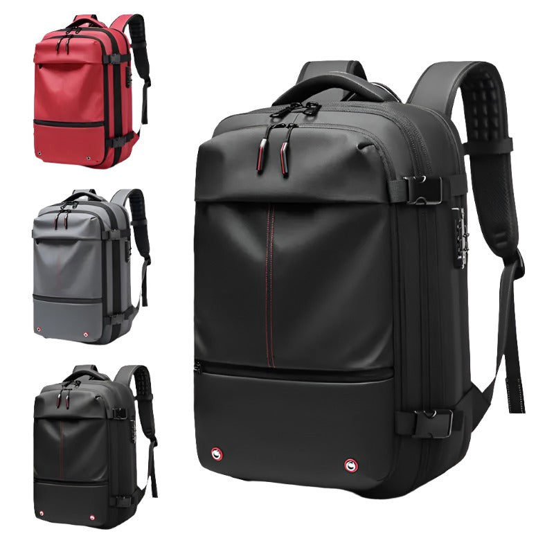 Travel Backpack Men's Business Multifunction Computer Bag Vacuum Compression Large-capacity Backpack Body Couturee & Co