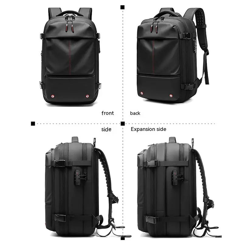 Travel Backpack Men's Business Multifunction Computer Bag Vacuum Compression Large-capacity Backpack Body Couturee & Co