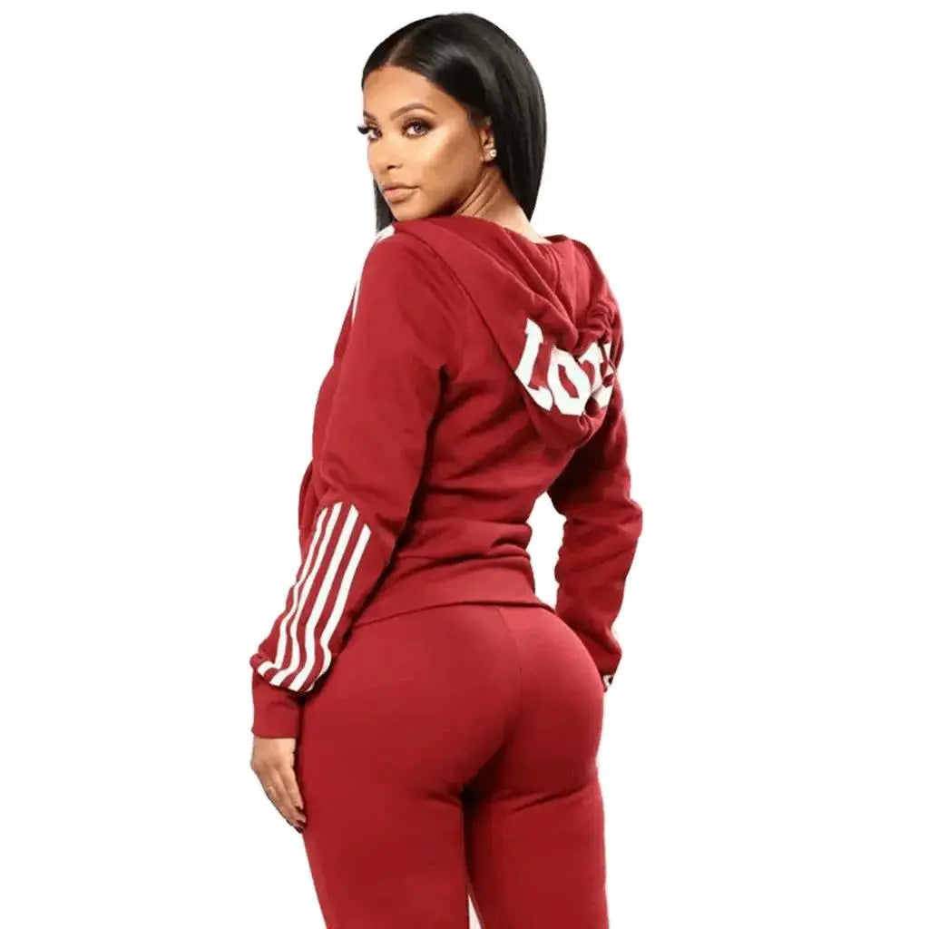 Women Printed Long Sleeve Sports Suit CJ dropshipping