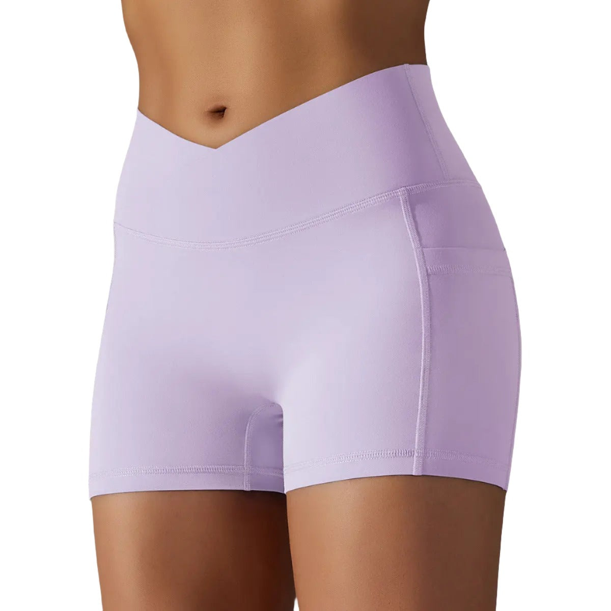 Yoga Shorts With Phone Pocket Design Fitness Sports Pants For Women Clothing Body Couturee & Co