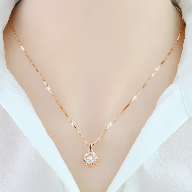 925 Sterling Silver Clover Necklace - Bodycouturee