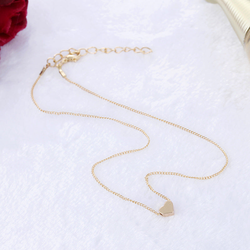 Gold Color Double-sided Love Pendant Necklace - Bodycouturee