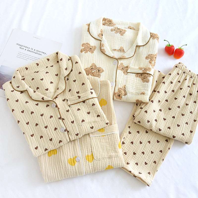 Double Comfy Loose Sweat - absorbing Sleep Wear Set - BodycoutureeApparelCJ dropshippingBodycoutureeCJSY176424905EVCJSY176424905EVYellowLDouble Comfy Loose Sweat - absorbing Sleep Wear Set - BodycoutureeApparelCJ dropshippingBodycoutureeCJSY176424905EVCJSY176424905EVYellowLDouble Gauze Loose Sweat - absorbing Sleep Wear Set - Bodycouturee