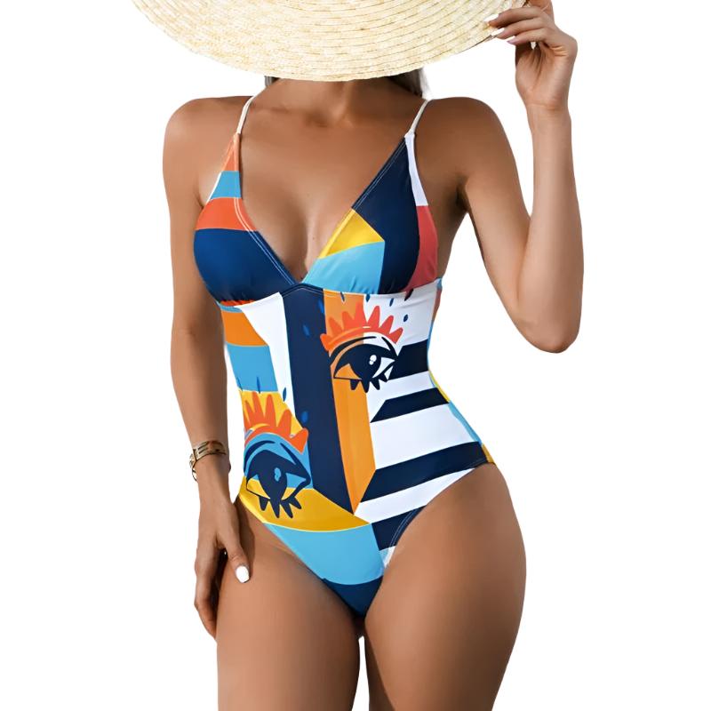 Women’s Printed Bikini One-Piece Body Couturee & Co