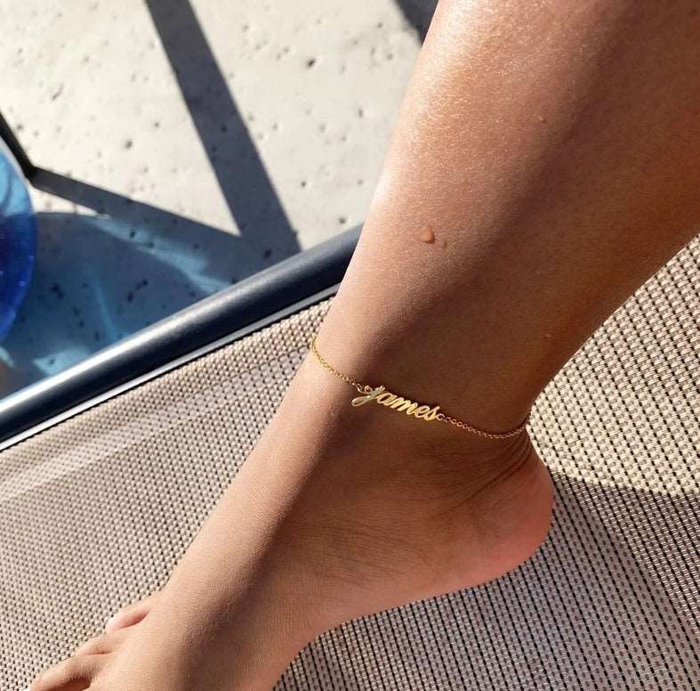 Gold Chain Custom Name Bracelet - BodycoutureeBraceletCJ dropshippingBodycoutureeCJZBLXLX05750 - GoldCJZBLXLX05750 - GoldGoldGold Chain Custom Name Bracelet - Bodycouturee