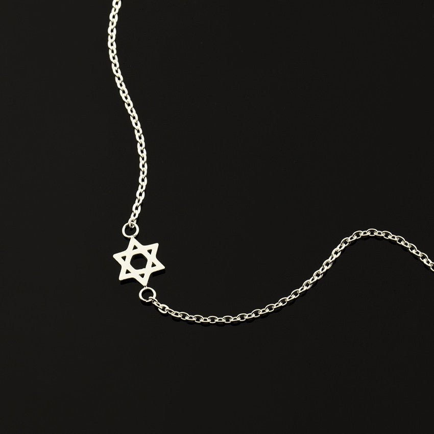 Star Of David Stainless Steel Bracelet - BodycoutureeBraceletCJ dropshippingBodycoutureeCJSL152879402BYCJSL152879402BYSilverStar Of David Stainless Steel Bracelet - Bodycouturee