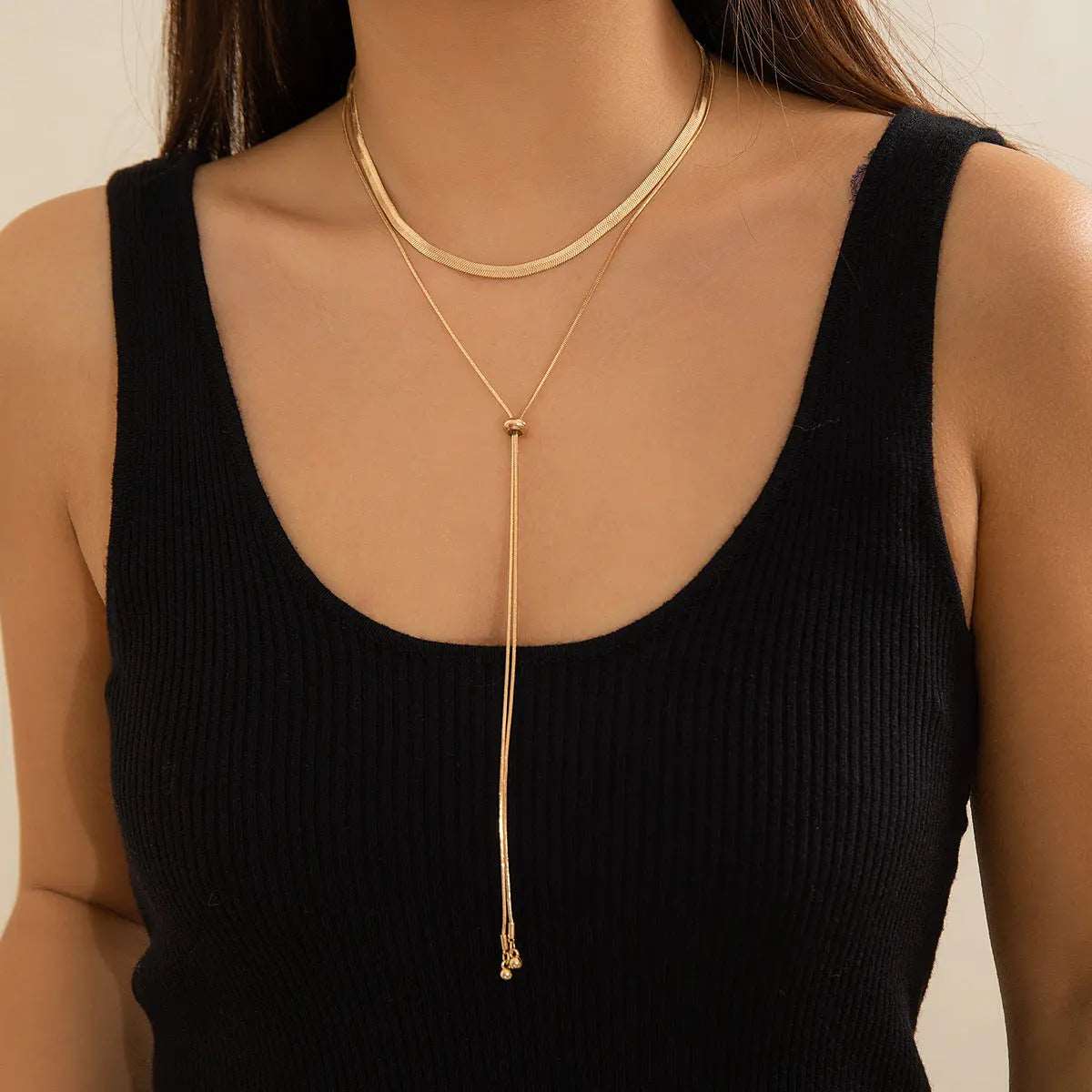 Women's Snake Bones Chain - BodycoutureeJewelryCJ dropshippingBodycoutureeCJLX201092703CXCJLX201092703CX02 Gold 6213Women's Snake Bones Chain - BodyCouturee